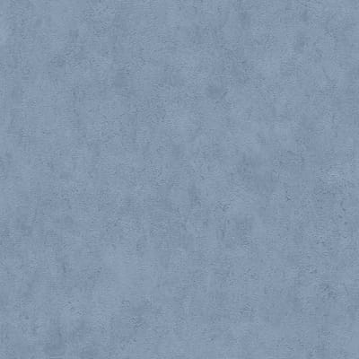 Structuur behang Profhome 782274-GU vliesbehang hardvinyl warmdruk in reliëf gestructureerd in spachtelputz look glanzend blauw duifblauw 5,33 m2