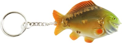 Gekleurde Vis Sleutelhanger Smiley Carp Karper Smile Fish Keyring Viscadeau Cadeau Vissen Visser