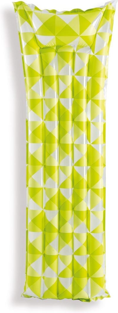 Intex Luchtbed Mozaïek - Groen - 183x69 centimeter