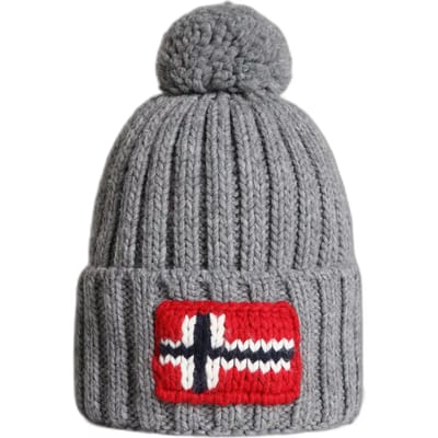 Accessoires Napapijri Semiury Bobble Muts in Grijs