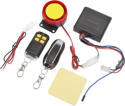 Motorfiets Alarmset - Diefstalbeveiliging - Voertuig Beveiligen - Ultrahoge Gevoeligheid - 12V - Zwart