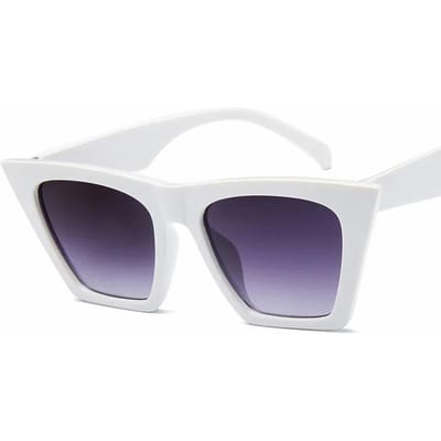 Dames Vintage Zonnebril Dames Mode Kattenoog Luxe Zonnebril Klassiek Winkelende Dame Zwart UV400