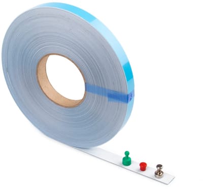 Dailygoods- Metaalband Zelfklevend - Breedte 19 mm - Rollengte 30 m - Hechtprimer voor Magneten - Op Maat te Knippen - Flexibel - Magnetische Tape