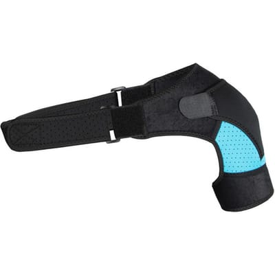 Schoudersteun Verstelbare Band Effectieve Lichtgewicht Herstel Schouderbrace voor Sportschool blauw