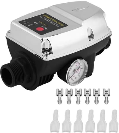Allecto - Elektronische Drukschakelaar - Automatische Drukregulator - Voor Waterpomp - Betrouwbare Drukregeling - Hoogwaardige Drukcontrole - Voor ...