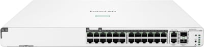 Hewlett Packard Enterprise HPE Aruba Instant On 1960 24G 20p Class4 4p Class6 PoE 2XGT 2SFP+ 370W Schakelaar
