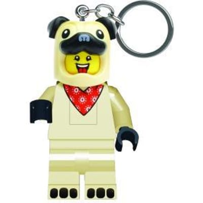 Euromic LEGO® Minifigures Keychain LED Light Pug