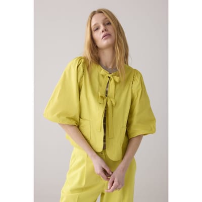 Summum Woman Blouse Taft Mimosa Yellow Size: 34 | Light Jackets Outlet | Dames | Geel