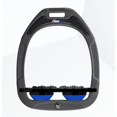 Platte Ultra Grip Beugels Antraciet/Zwart/Blauw Flex-On Green Composite