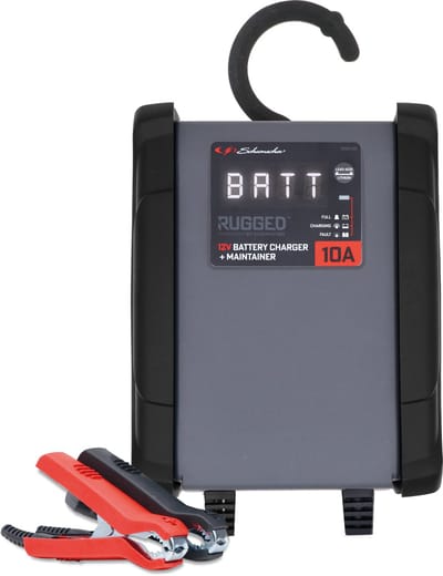 Schumacher Electric SPX 460 – Automatische Druppellader 10A 12V voor auto, SUV, camper – Smart Akku lader met microprocessor