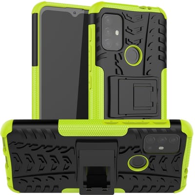 Coverup Hoesje - Geschikt voor Motorola Moto G10 / G20 / G30 Hoesje - Coverup Rugged Kickstand Back Cover - Groen