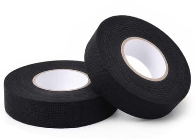 Isolatietape voor elektrische bedrading, 2 rollen, 19 mm x 15 m, hittebestendig en vuurvast plakband voor auto en huisreparaties