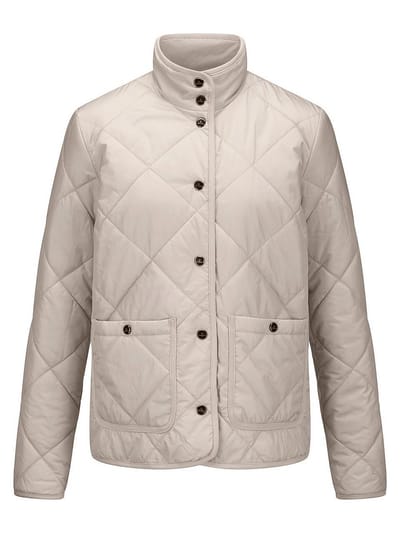 Gewatteerde jas Van BASLER beige