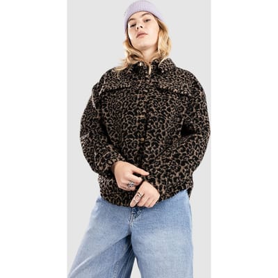 Urban Classics - AOP Sherpa Overshirt Blouse - M - Multicolours