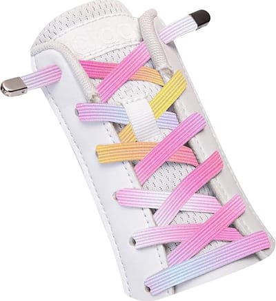 Famanu – Elastische schoenveters met metalen sluiting, strikloos comfort voor sneakers en werkschoenen