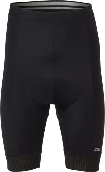 AGU Essential - Fietsbroek Heren - Wielrenbroek met Core Pad zeem - Zwart - XXXL - Comfortabele elastische tailleband - Reflecterende details