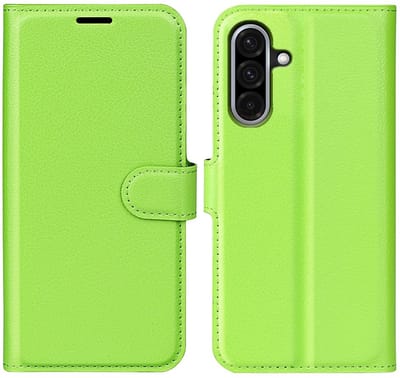 Coverup Hoesje - Geschikt voor Samsung Galaxy A36 / A56 Hoesje - Coverup Book Case - Groen