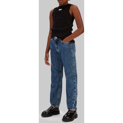 Calvin Klein Girls Barrel Beckford Blue Jean Beckford Wash Taglia: 10 | Jeans Outlet | kids | Blu