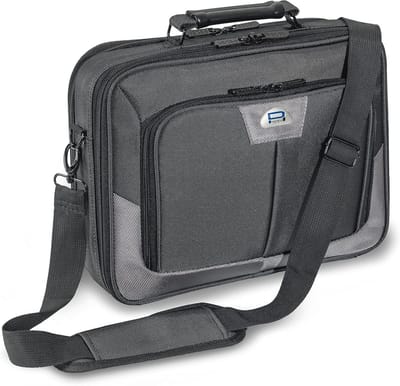Premium Laptoptas tot 15,6 inch - Schoudertas voor Notebooks - Grijze Laptophoes voor Dames en Heren