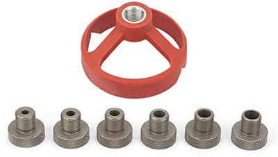 Dailygoods- Boorgids Hoogwaardig Staal - Boor Armatuur - Houtbewerking Tool - Open Gat Diameter 5/10mm - Nauwkeurige Positionering - Lichtgewicht - Boorpunt