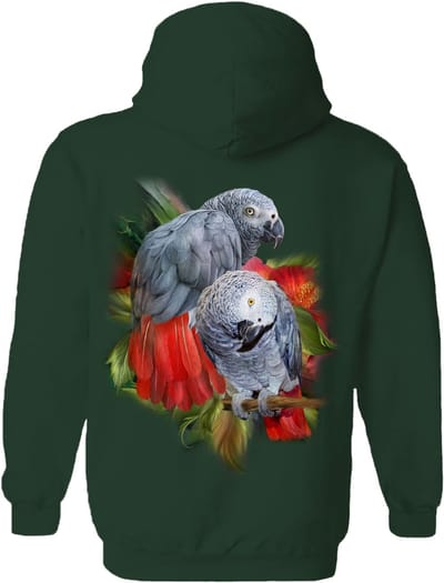Roodstaart African Greys The Coloured House Hoodie S