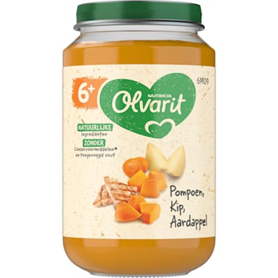 6+mnd Pompoen Kip Aardappel
