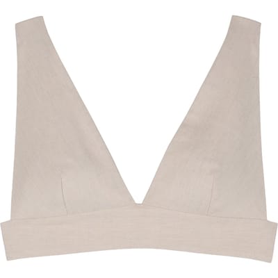 BA&SH Top Jaida Beige Maat: XS | Mouwloze Tops Outlet | Dames | Beige