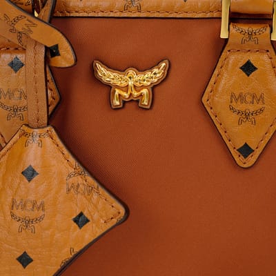 MCM Aren Logo Afneembare Schouderband Tote Tas Boodschappentas Dames tote Bruin MWPFSTA04CO001 Basic Set (Bag+Dust Bag) brown