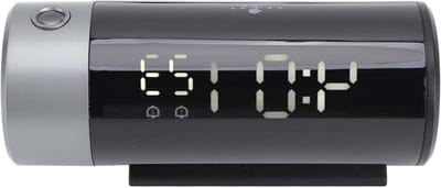 Projectiewekker Digitale Klok - Kamerklok Projectieklok - Wakker Worden - Automatische Achtergrondverlichting - 5 meter projectieafstand - Zwart