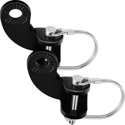 2 Sets Fietstrekhaak Clutch Adapter voor Fietsaanhangwagens - Vervangende Connector voor 12.2MM Hitches, Geschikt voor Diverse Fietstrailers en Transportoplossingen