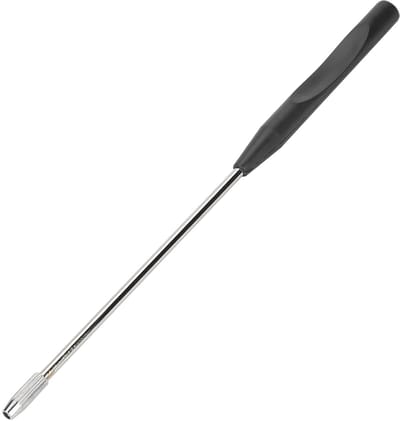 Microbiologie Entstaaf - Koperen Staaf - Agar Inenten - Geïsoleerd Handvat - 25 cm - Zilverkleurig