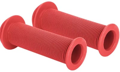 Rieba® Handvatten Kinderfiets 105mm - Fiets - Step - Binnen diameter 22mm - Kinderen - Rubber - Antislip - Rood