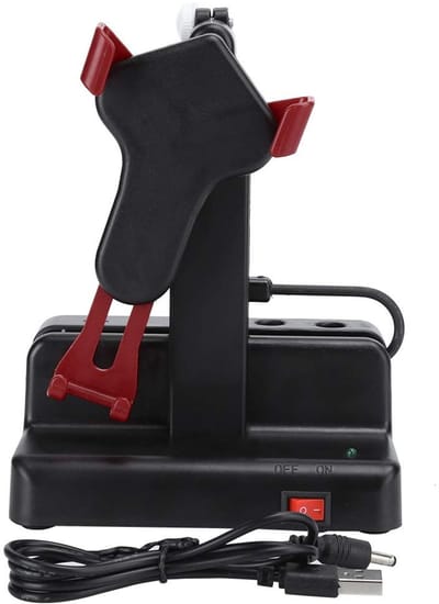 Dailygoods - Automatisch Mobiele Telefoon Shaker - Stappenteller - Eenvoudig in gebruik - Donkerrood - Mobiele telefoon accessoire - Geschikt voor act...