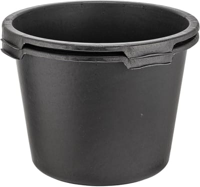 10x Ronde Mortelbak (40L) - Duurzame Bouwemmer voor Metselwerk en Grote Planten