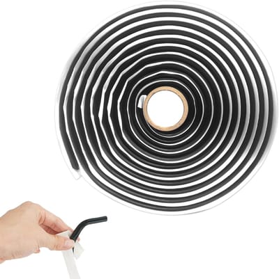 Butyl Dichtband 9.5 mm Zwart - Zelfklevende Tape voor Auto Koplampen, Ramen en Deuren - 4 Meter Lang