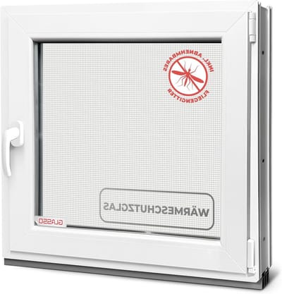 Kelderraam Kunststof - Keldervenster Tuinhuis - Ventilatie en Licht - 5-Kamer Profiel - 70x70 cm - Wit