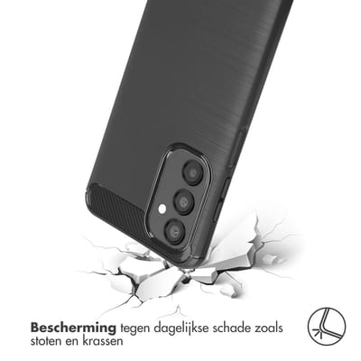 imoshion Hoesje - Geschikt voor Samsung Galaxy A26 - Brushed Backcover - Zwart