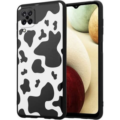 ShieldCase Holy Cow Hoesje geschikt voor Samsung Galaxy A12 hoesje - TPU hoesje - Kwalitatieve backcover - Koe patroon - Koeienprint