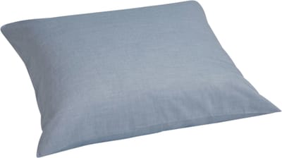 Yumeko kussensloop katoen TENCEL™ blauw chambray 50x60 - Biologisch & ecologisch - 1 stuk