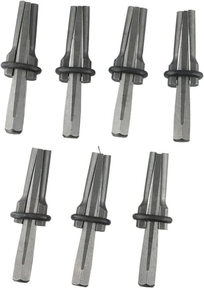 Steen Splijter Set - Rotshamer Gereedschap - Hard Steen Breken - Warmtebehandeld Staal - 14mm Diameter - Zoals Afgebeeld