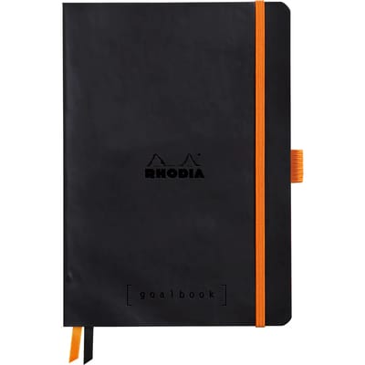 Rhodia Goalbook – A5 – 120 Bladen – Dotted – Ivoorkleurig Papier 90 g/m² – Elastieksluiting - Zwart