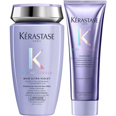 Kérastase Blond Absolu Bain Ultra-Violet 250ml + Cicaflash 250ml