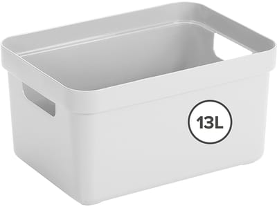 Sunware Sigma Home opbergbox 13L - 35x24.6x18.3 cm - Wit
