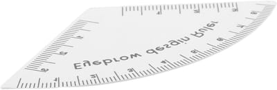 Wenkbrauw Sjabloon Tool - Vormgids Meetliniaal - Wenkbrauwen Vormgeven - Universele Pasvorm - 82 x 43 cm - Wit