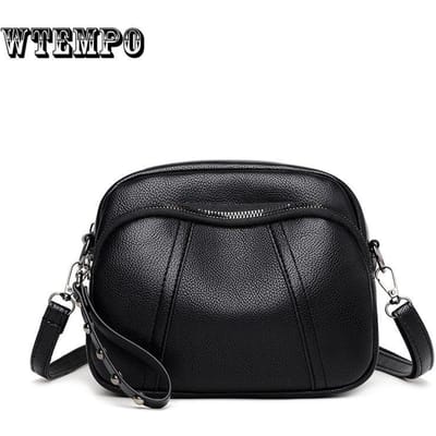 Sac à main pour femme Centaines de petits sacs pour acheter de la nourriture et de la monnaie Sac à bandoulière Grande capacité Sac à bandoulière 20*11*15.5cm noir