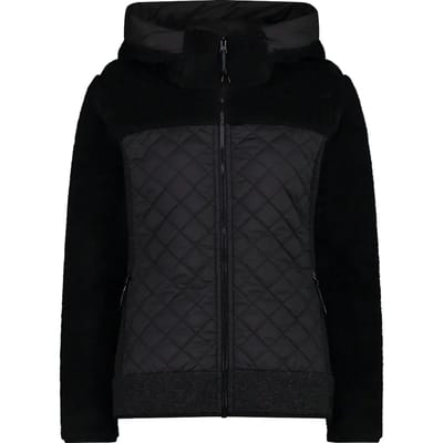 Wooltech hoodie dames CMP Teddy Fur effect