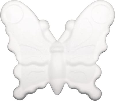 Rayher Hobby Piepschuim vlinder - 3x - 12,5 cm - styropor - hobby vormen/figuren - vlinders knutselen