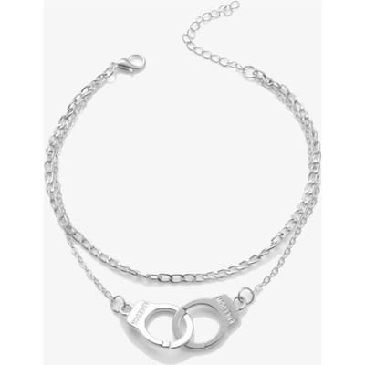 Enkelband - Zilver - Zomerarmband - Zilverkleurig - Vrouw - Volwassene zilver