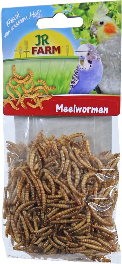 JR Farm Parkiet & Grote Parkiet Meelwormen 25 Gram