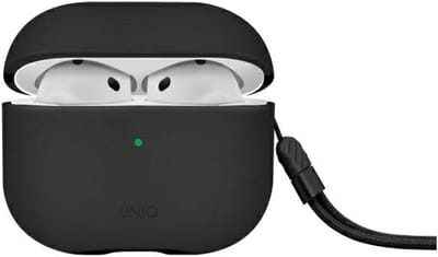 Uniq Lyden Ds Hoesje Voor Airpods 4 Voor Apple Zwart Dallas Zwart Hoge Bescherming